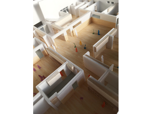 みなみそうま幼児園模型写真