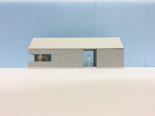 蔵王町の大きな工場の小さな家模型08