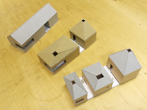 蔵王町の大きな工場の小さな家模型11