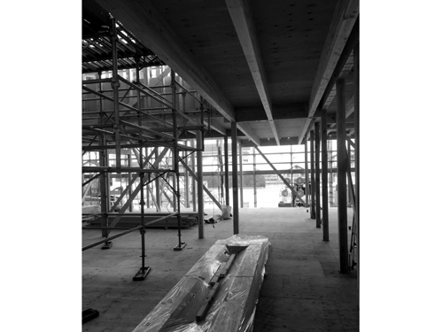 みなみそうま保育園現場軸組