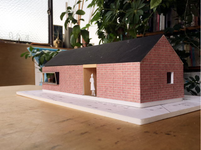 蔵王小さい家模型1