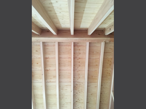 蔵王小さい家細い垂木