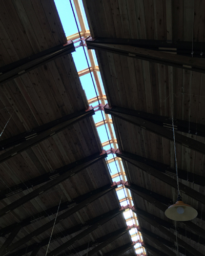 蔵王の事務所トップライト