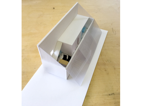 母と二人の小さな家基本計画模型A-4