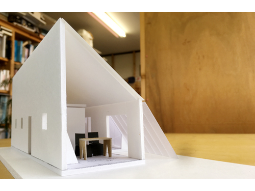 母と二人の小さな家基本計画模型A-2