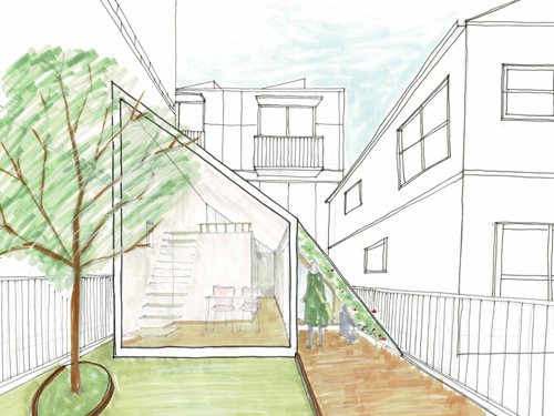 母と二人の小さな家基本計画スケッチA-2