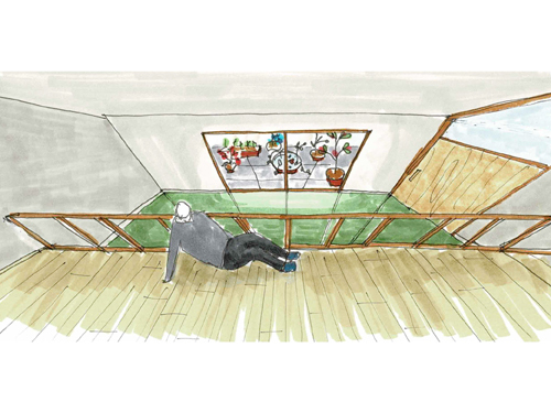 母と二人の小さな家基本計画スケッチA-3