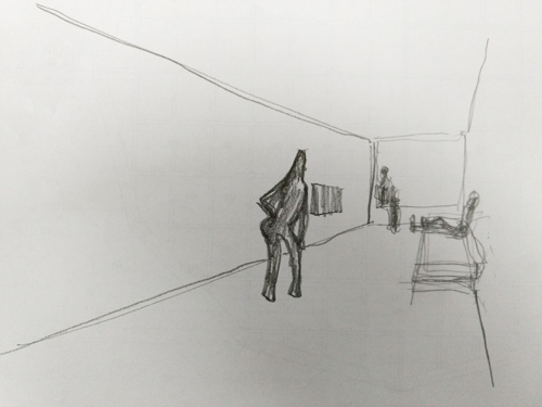 母と二人の小さな家基本計画スケッチC-1