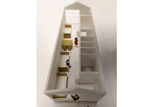 母と二人の小さな家基本計画模型C-1