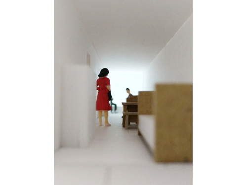 母と二人の小さな家基本計画模型C-4