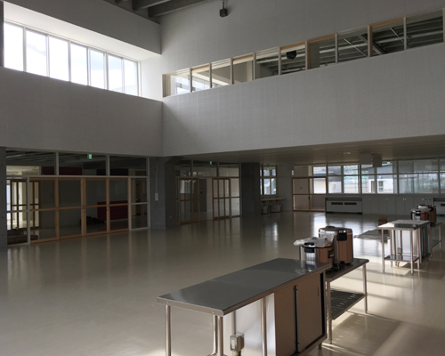 宮城農業高校寄宿舎食堂