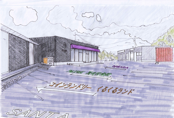 くるくるランド全体イメージスケッチ