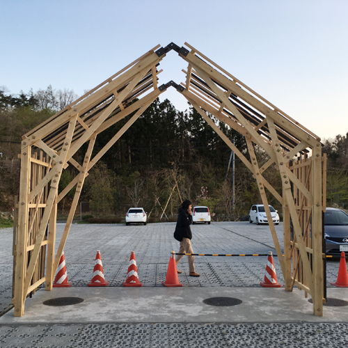 蔵王町の事務所モックアップ完成