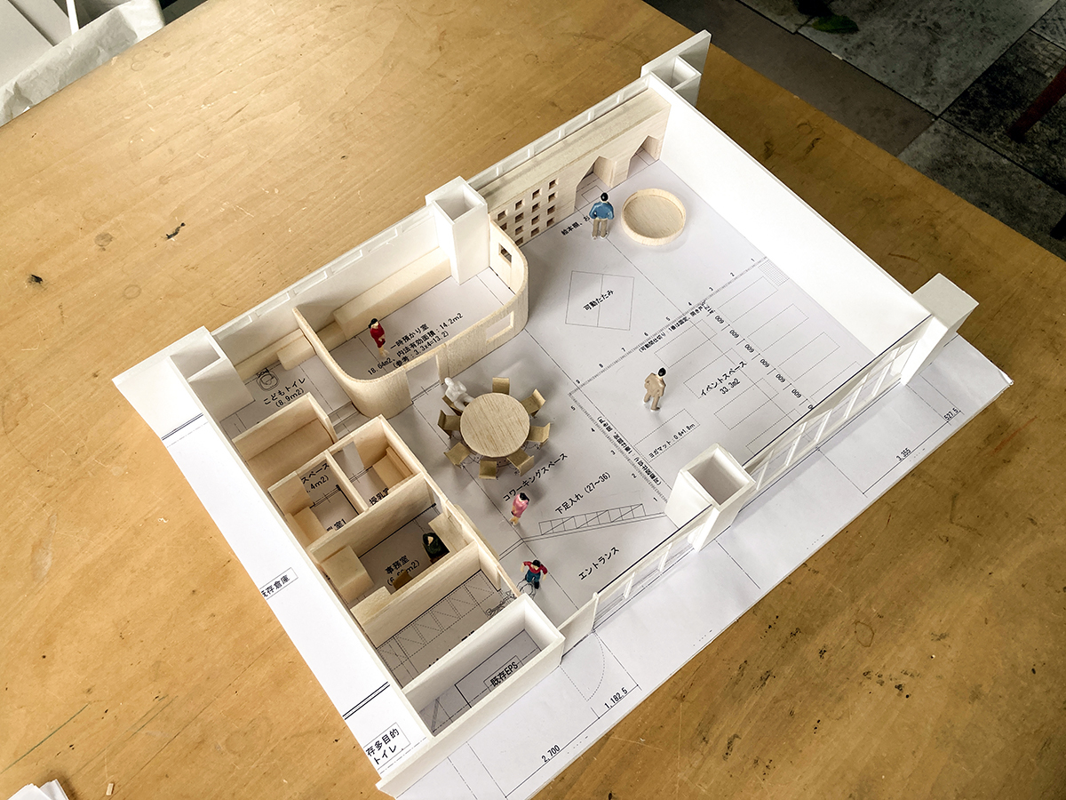 サードプレイスぽぽらす基本設計模型1-5