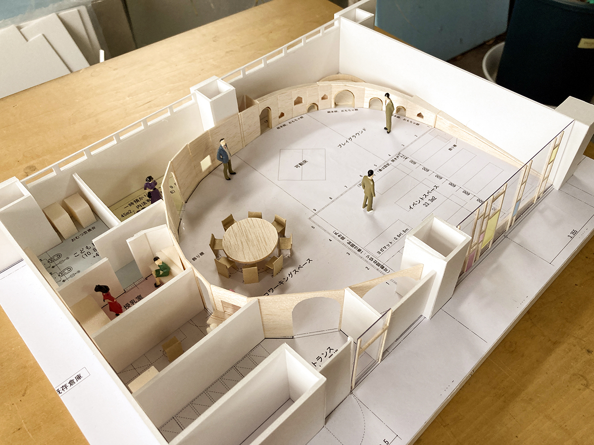 サードプレイスぽぽらす基本設計模型2-3