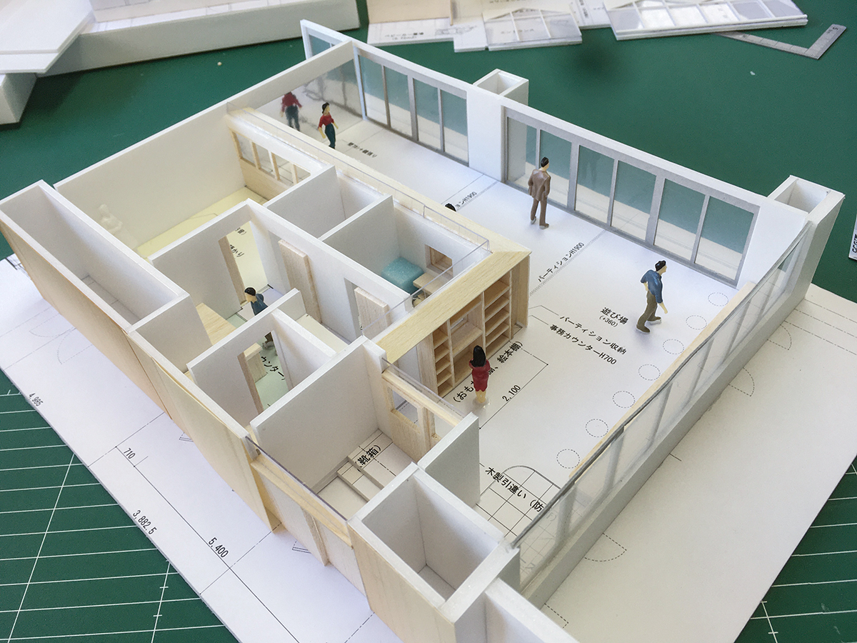 サードプレイスぽぽらす基本設計模型4-2