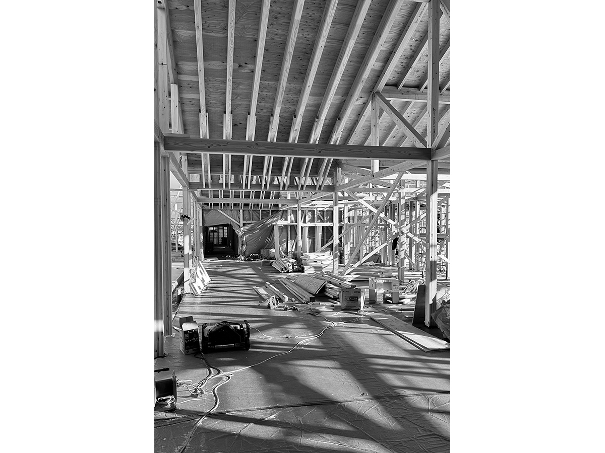 木構造工事中の色麻認定こども園-5