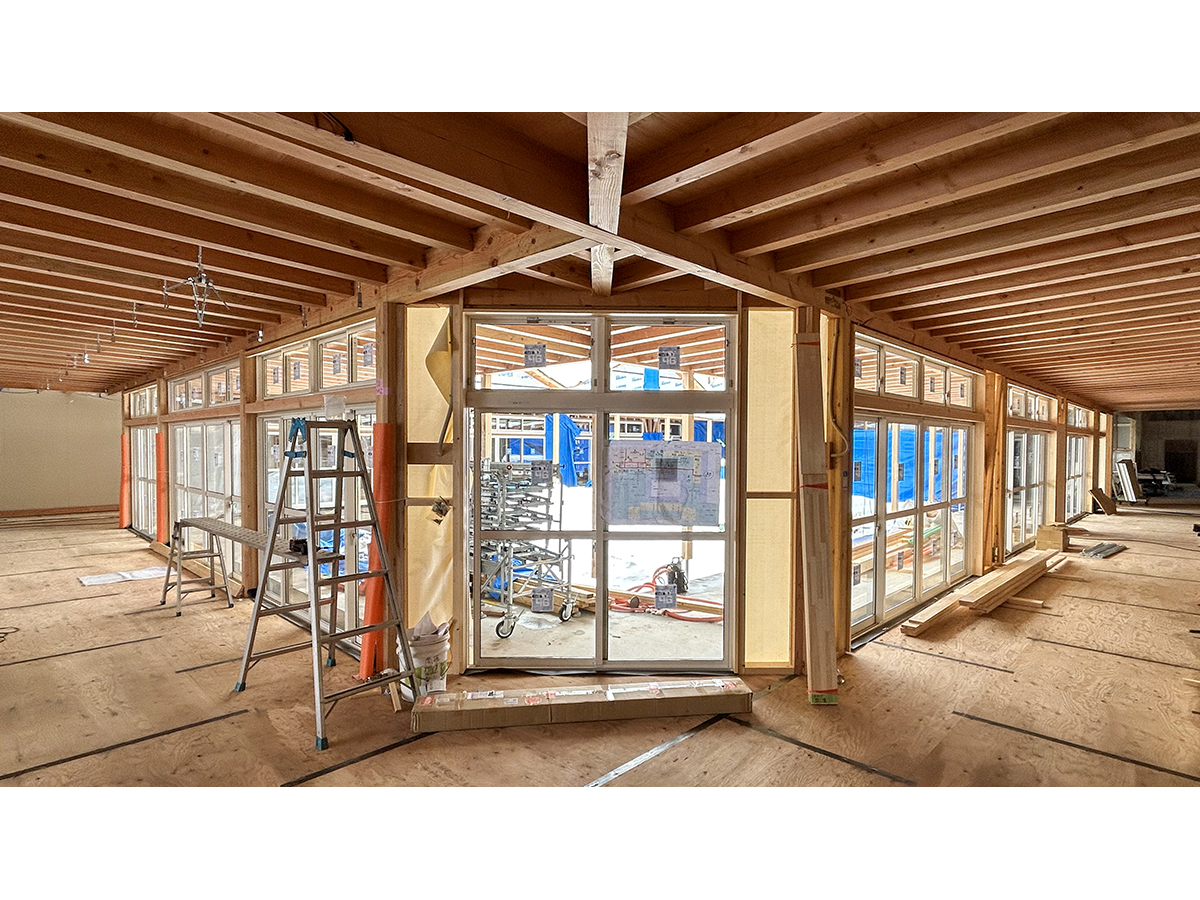 木構造工事中の色麻認定こども園-9