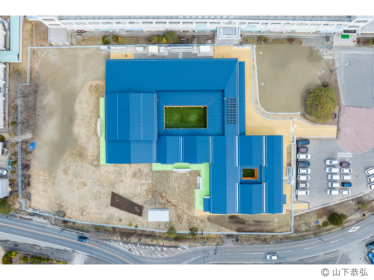 わくわくゆめの樹こども園鳥瞰写真2