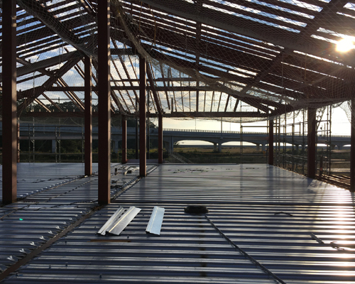 東松島のホテル現場