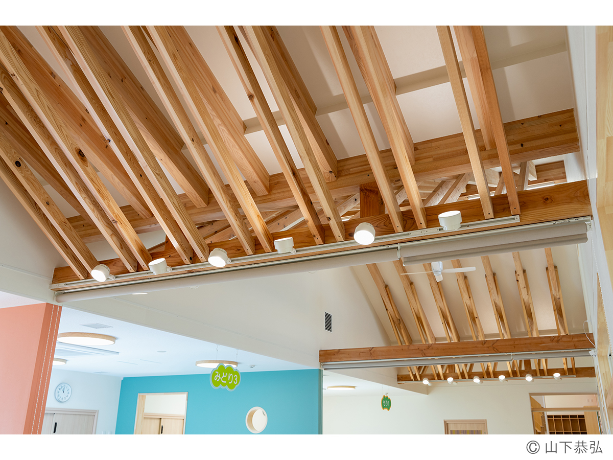 3,4,5歳児室木架構詳細