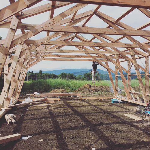 遠野木造ビニルハウス