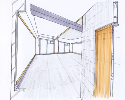 立町101号室リノベーションスケッチ