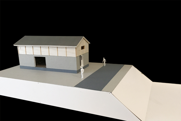 offshoreカフェ　模型外観写真2