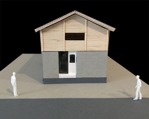 offshoreカフェ　模型外観写真1