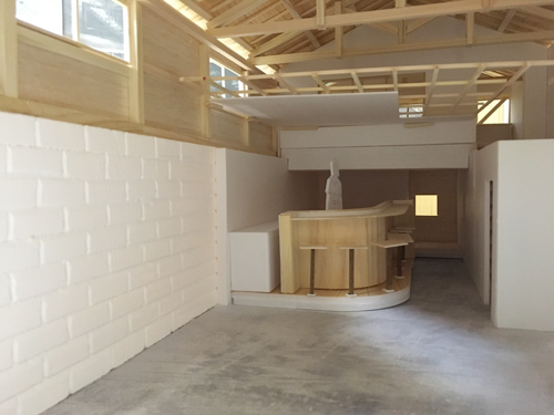 多賀城offshoreカフェ模型内観2