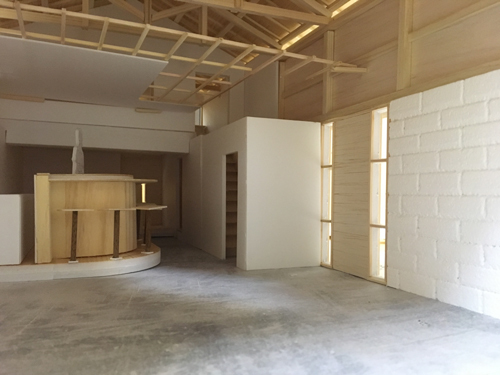 多賀城offshoreカフェ模型内観1