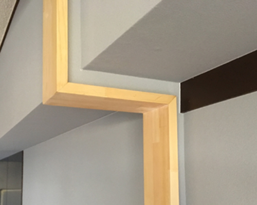 仙台賃貸住宅リノベ木枠ディテール