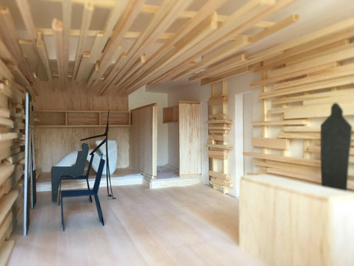 仙台本町の美容室木質の内観3